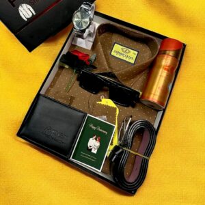 এক্সক্লুসিভ জেন্টস শার্ট কম্বো গিফট বক্স