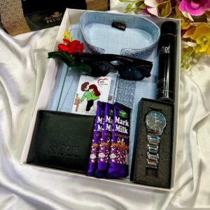 এক্সক্লুসিভ জেন্টস শার্ট কম্বো গিফট বক্স