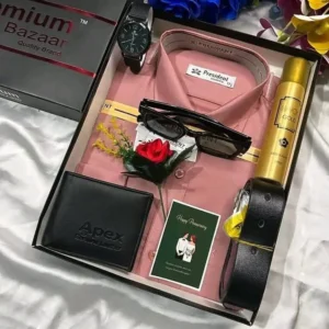 এক্সক্লুসিভ জেন্টস শার্ট কম্বো গিফট বক্স