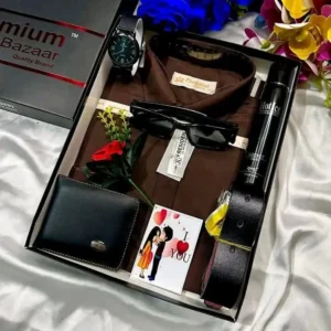 এক্সক্লুসিভ জেন্টস শার্ট কম্বো গিফট বক্স