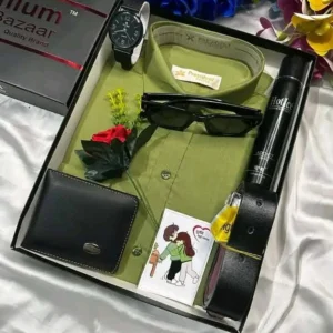 এক্সক্লুসিভ জেন্টস শার্ট কম্বো গিফট বক্স